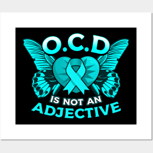 OCD Is Not An Adjective OCD Awareness Posters and Art